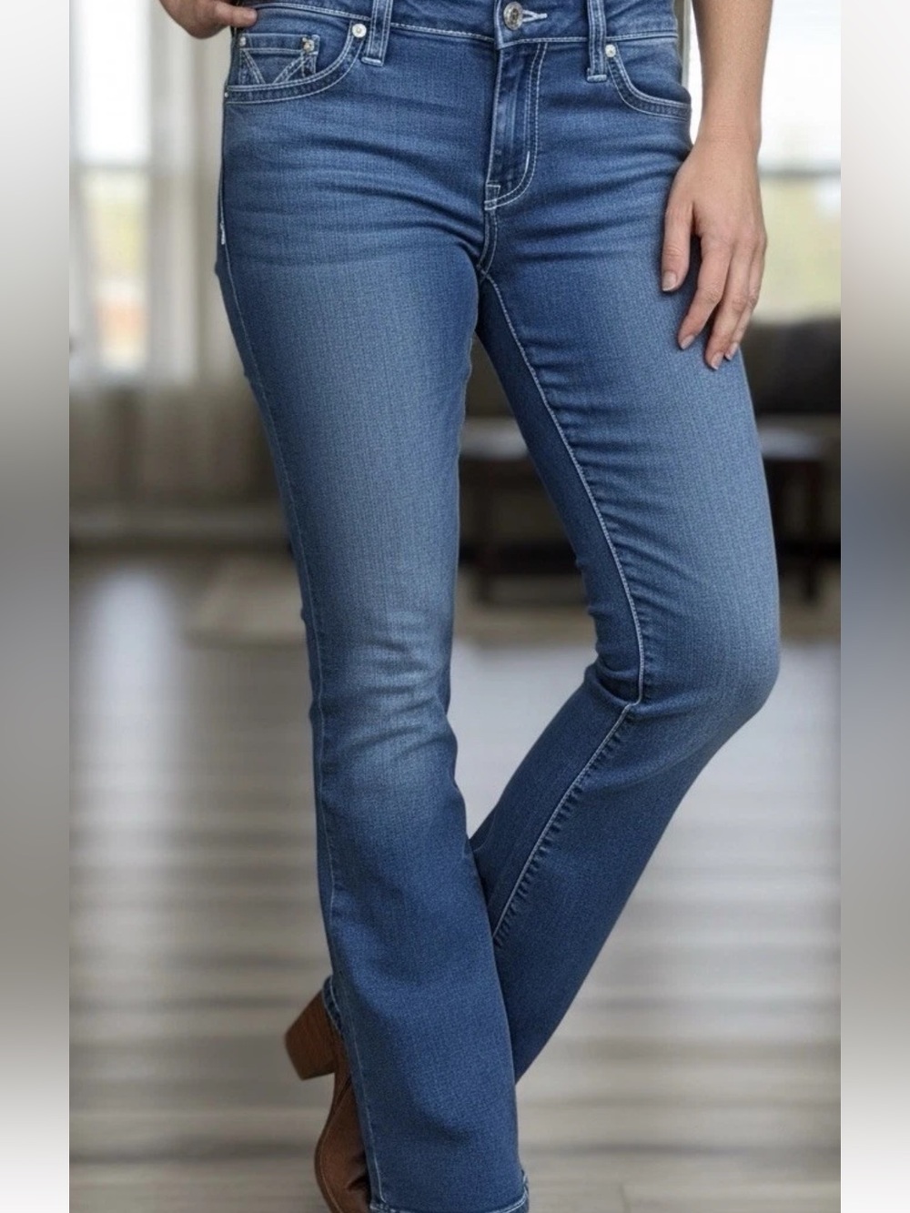 Rue21 Medium Blue Stretch Bootcut Jeans